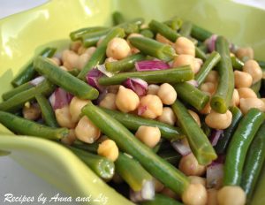 String Beans and Chickpeas Salad
