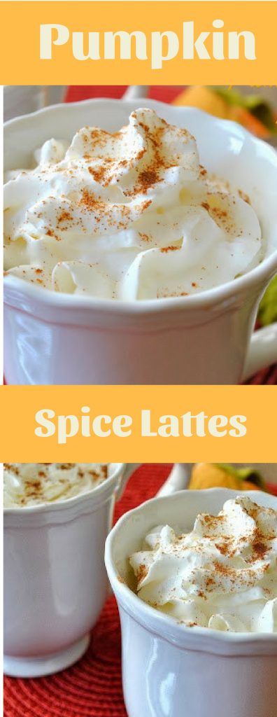 Pumpkin Spice Lattes -Lightened! by 2sistersrecipes.com