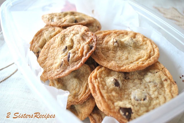The Ultimate Bittersweet Chocolate Chip Cookies by 2sistersrecipes.com 