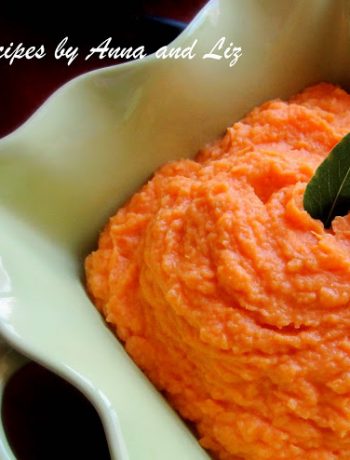 Sweet Mashed Potatoes with Mascarpone Cheese by 2sistersrecipes.com