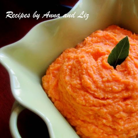 Sweet Mashed Potatoes with Mascarpone Cheese by 2sistersrecipes.com