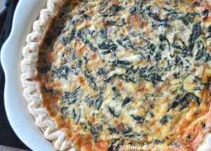 Spinach and Parmesan Quiche