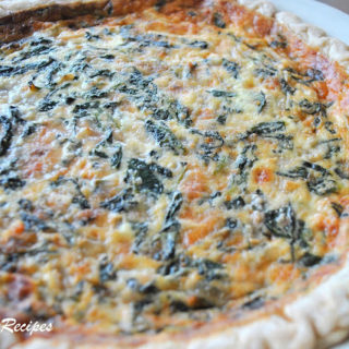 Spinach and Parmesan Quiche