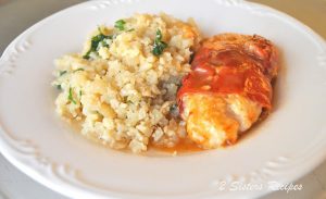 Chicken Saltimbocca with Cauliflower Rice