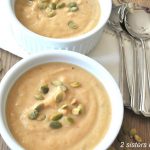 Roasted Garlic Parsnip & White Bean Soup