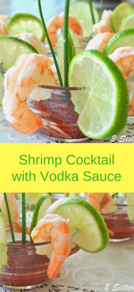 Shrimp Cocktail with Vodka Sauce by 2sistersrecipes.com 