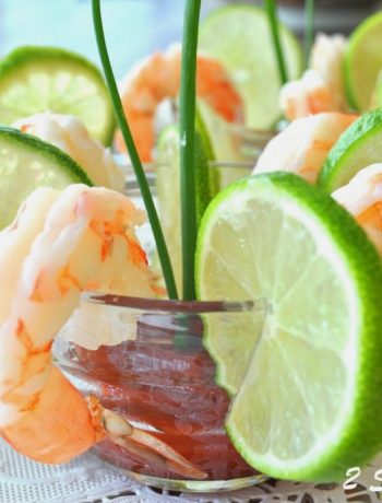 Shrimp Cocktail with Vodka Sauce by 2sistersrecipes.com