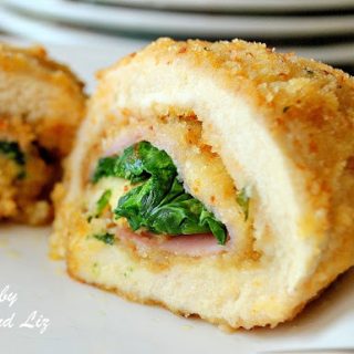 Chicken Rollatini with Ham Cheese and Spinach