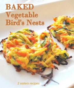 Baked Vegetable Bird’s Nests