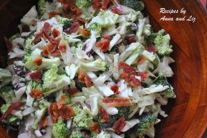 Crunchy Broccoli Raisins Walnut Salad