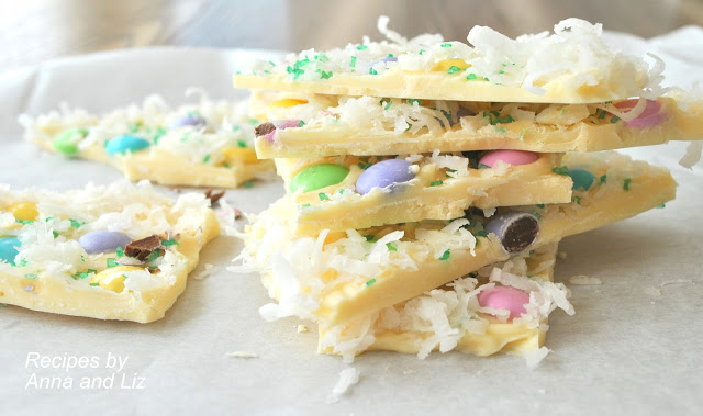 Easy Easter Bark by 2sistersrecipes.com