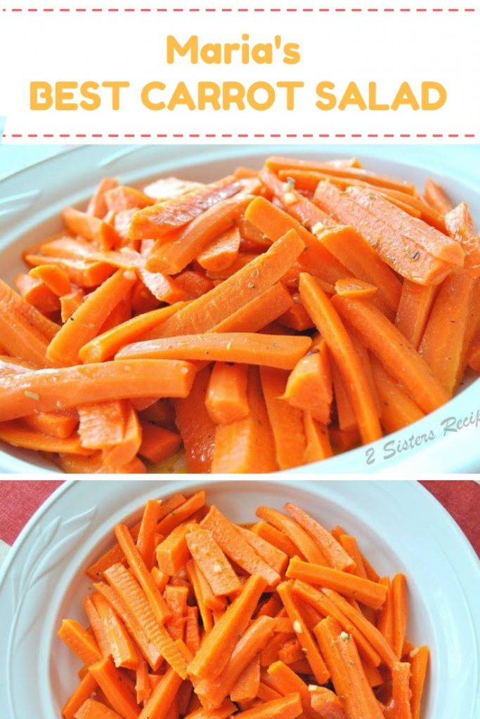 Maria's Best Carrot Salad by 2sistersrecipes.com