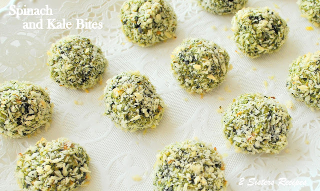 Spinach and Kale Bites by 2sistersrecipes.com
