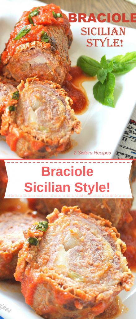 Braciole-Sicilian Style! by 2sistersrecipes.com