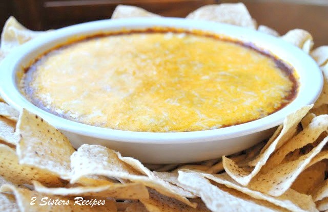 Hot Chili Cheese Dip by 2sistersrecipes.com