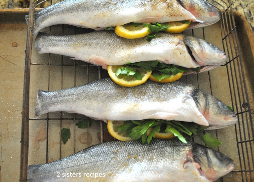 Grilled Whole Branzino by 2sistersrecipes.com 