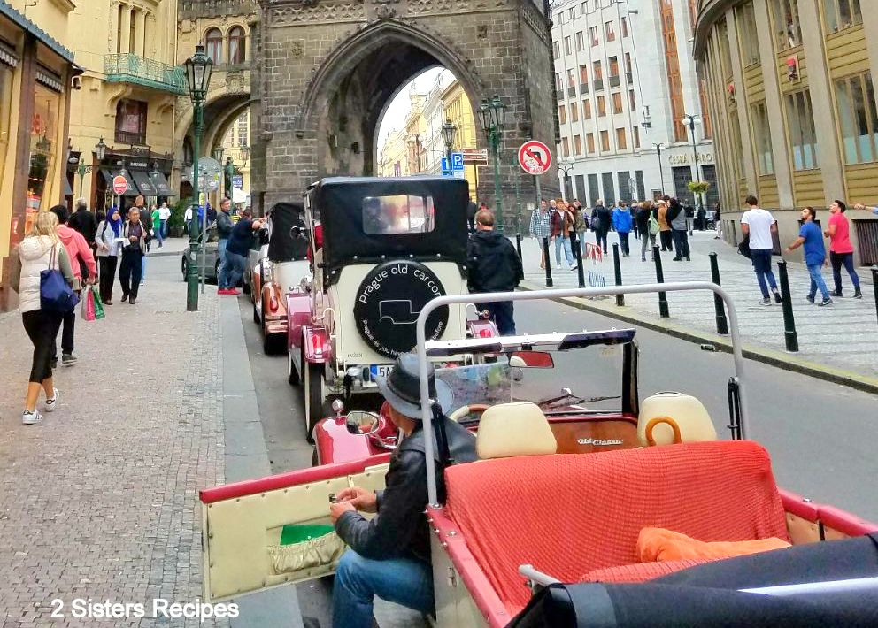 Antique car tours in Prague by 2sistersrecipes.com 