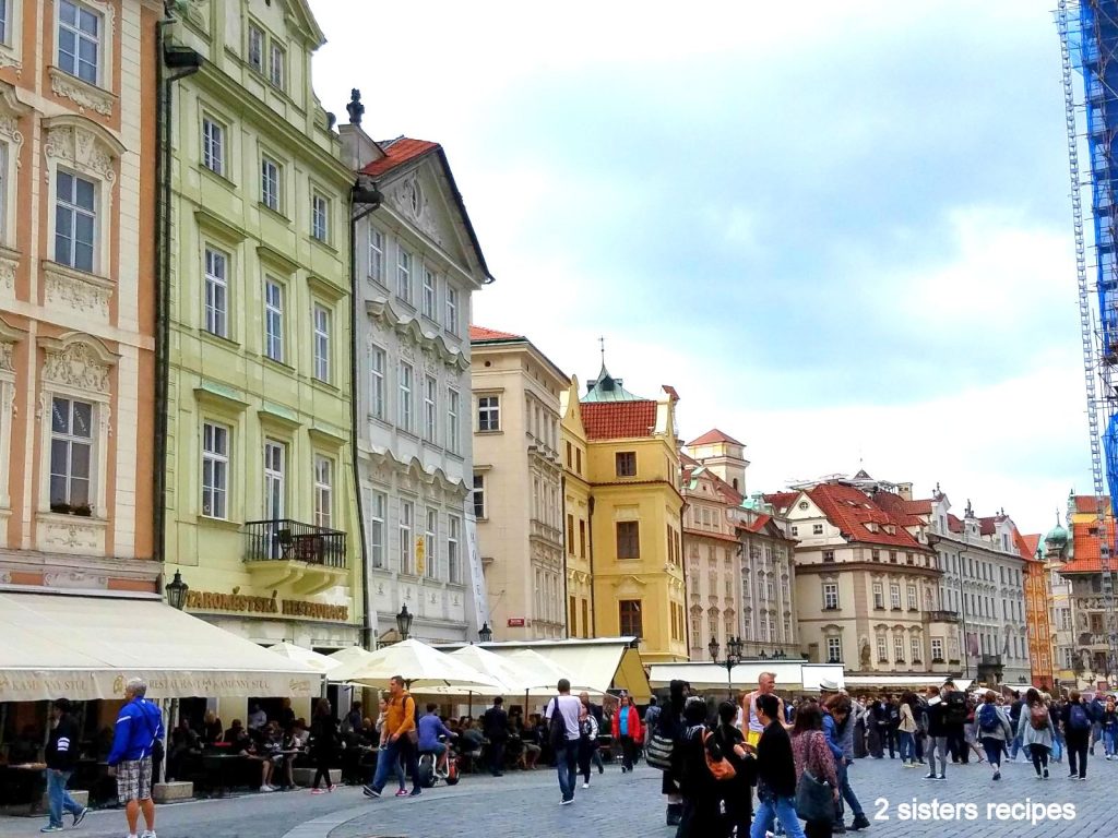 Ole Town Square in Prague, by 2sistersrecipes.com
