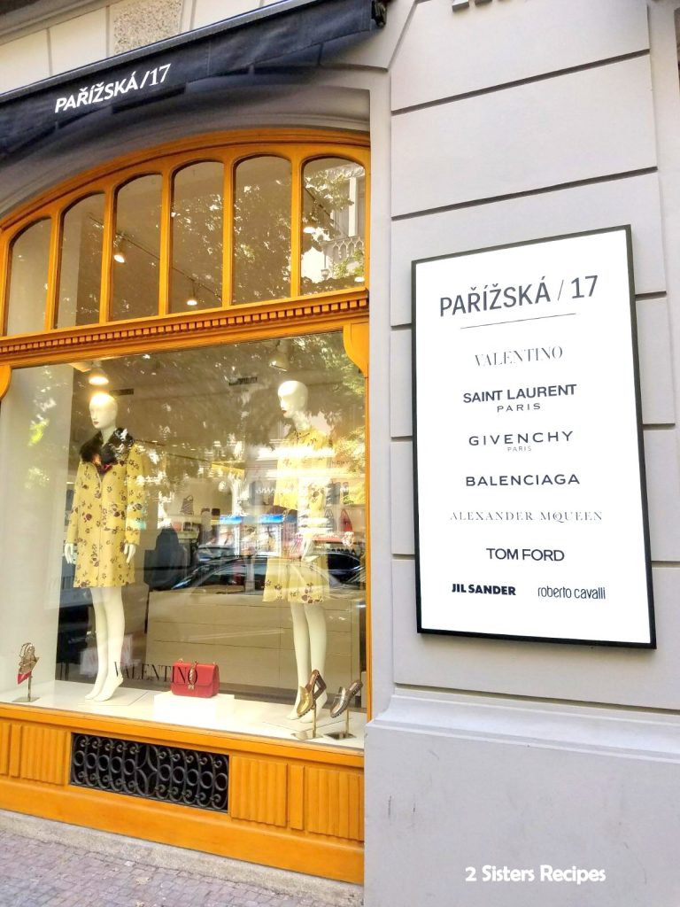 high end retailers in Prague, by 2sistersrecipes.com