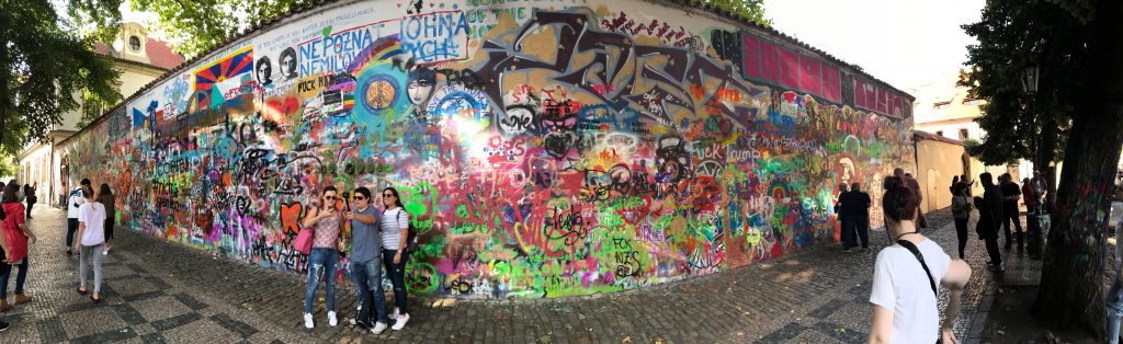 John Lennon Wall, by 2sistersrecipes.com