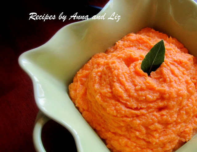 Sweet Mashed Potatoes with Mascarpone Cheese by 2sistersrecipes.com 