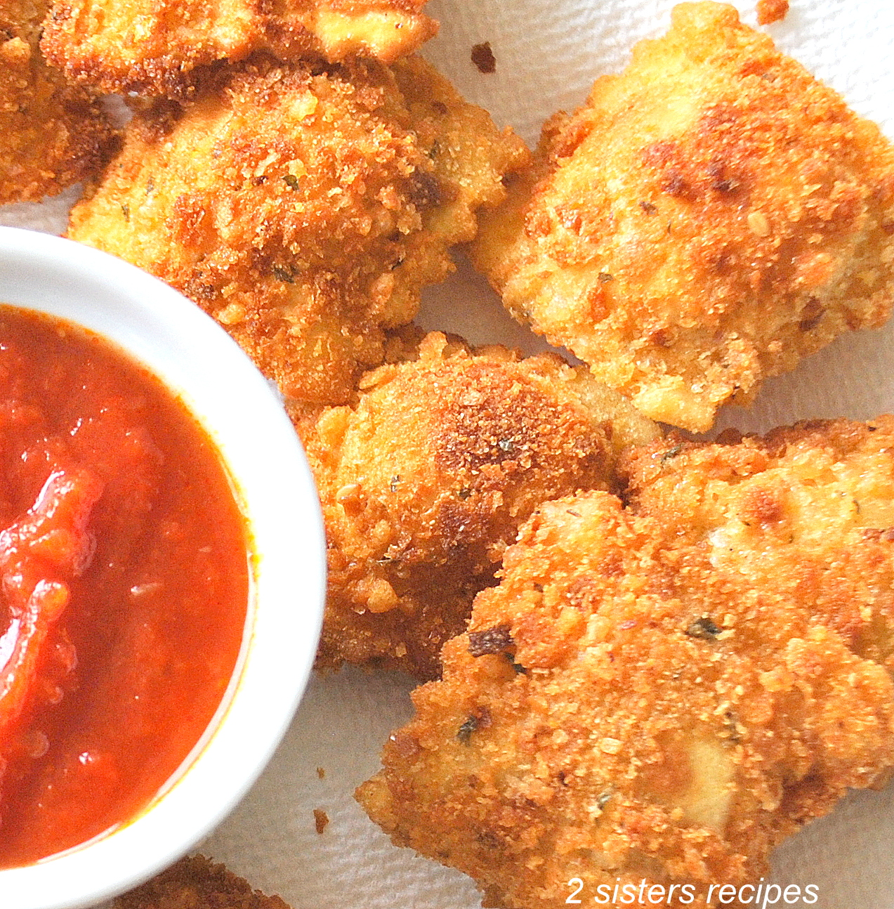 Easy Fried Ravioli by 2sistersrecipes.com