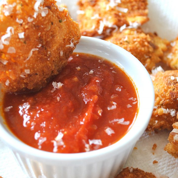 Fried Ravioli by 2sistersrecipes.com