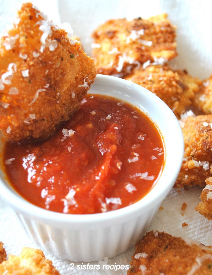 Fried Ravioli by 2sistersrecipes.com