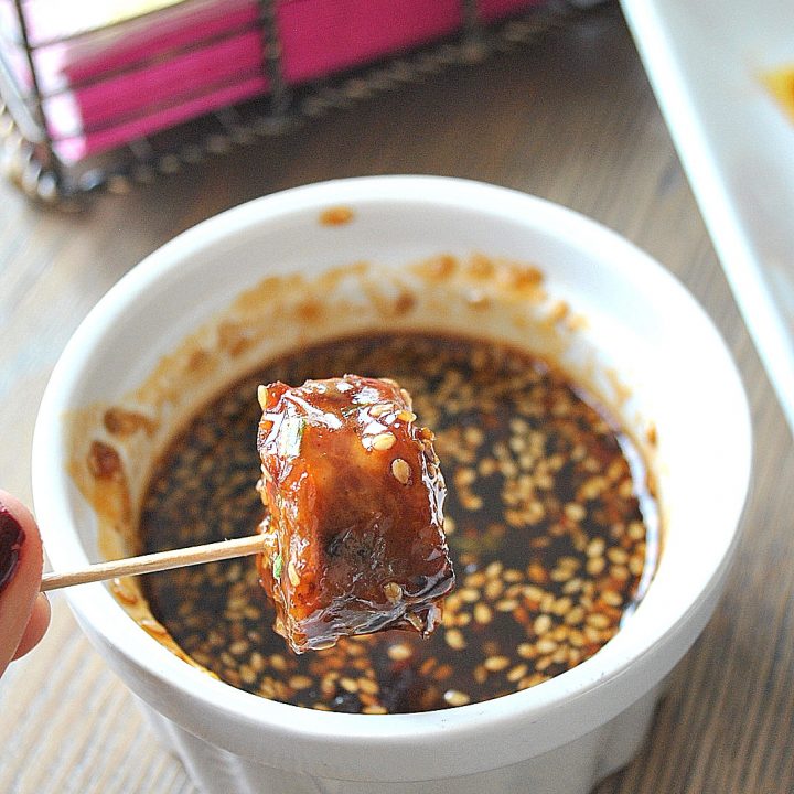 Sausage Bites with Sweet &amp; Sour Dipping Sauce-image