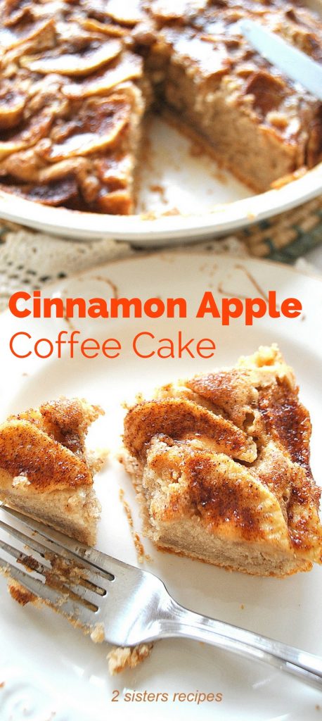 Cinnamon Apple Coffee Cake by 2sistersrecipes.com 