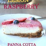 A slice of cheesecake served on a white plate.