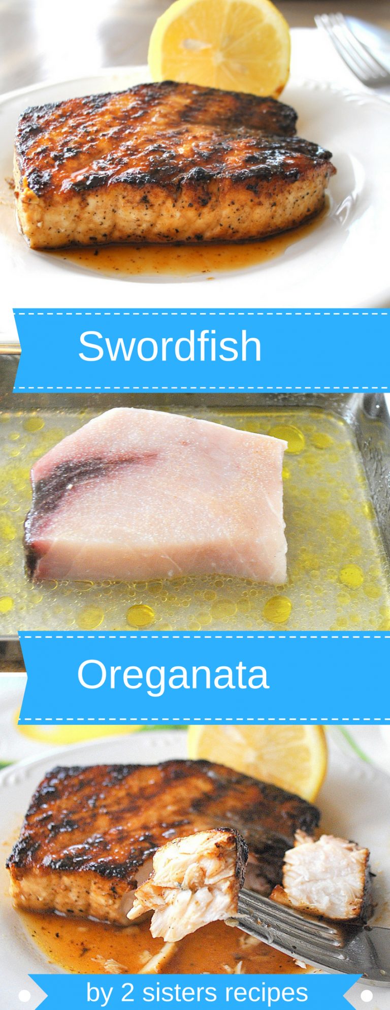 Swordfish Oreganata 2 Sisters Recipes by Anna and Liz