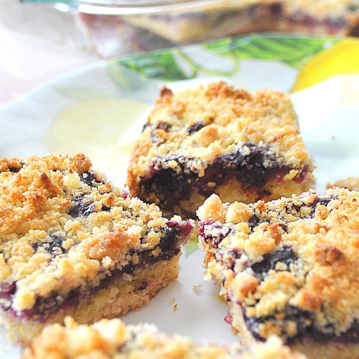 Lemon Blueberry Crumble Bars
