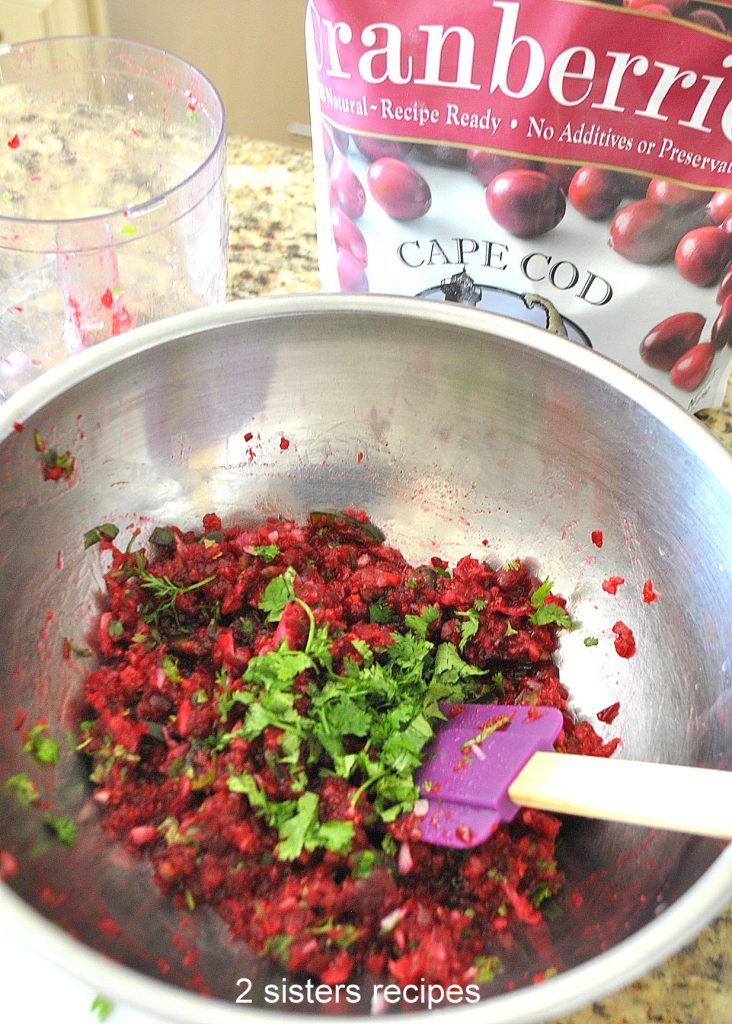 Photo of the Cranberry Salsa. by 2sistersrecipes.com 