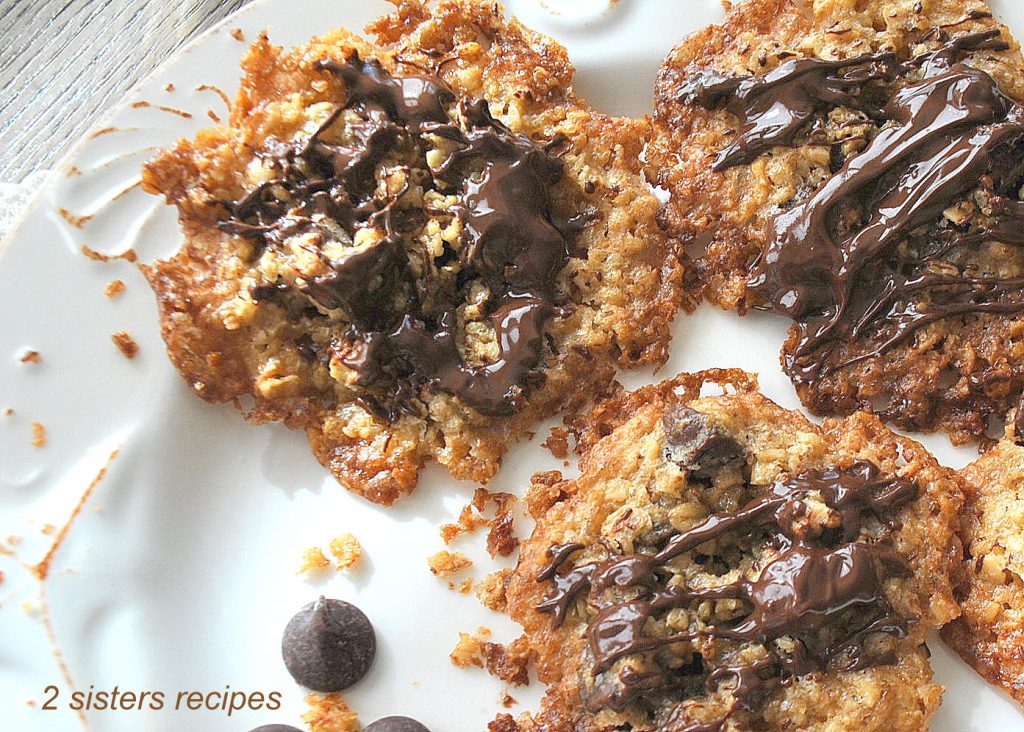Chocolate Chip Oatmeal Pecan Cookies by 2sistersrecipes.com 