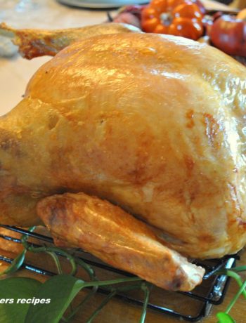 Roasted Thanksgiving Turkey by 2sistersrecipes.com