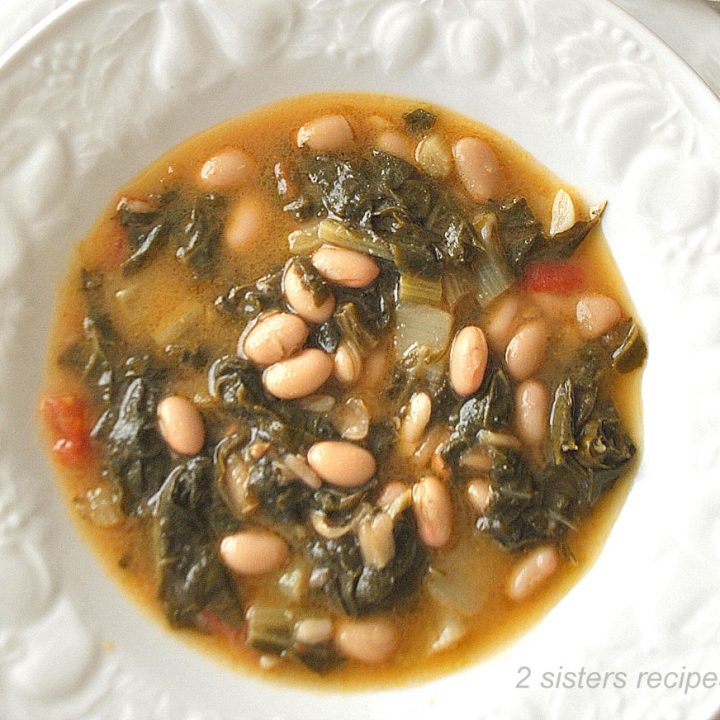 Swiss Chard and Beans Soup by 2sistersrecipes.com