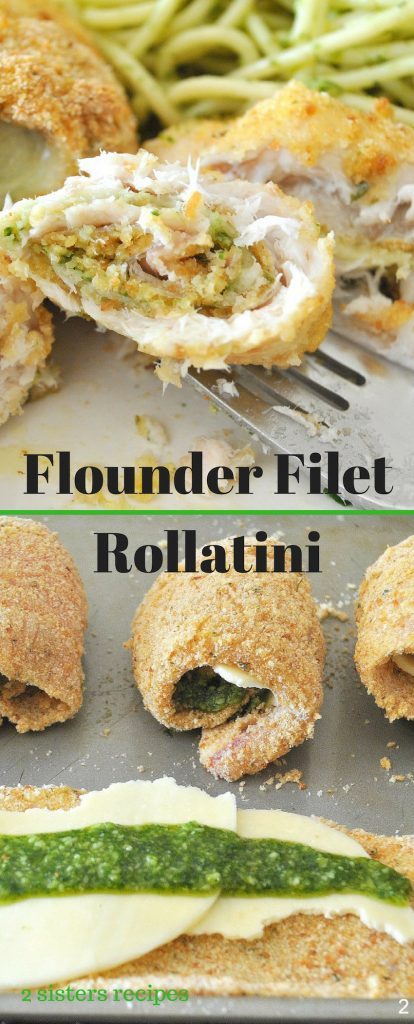 Flounder Filet Rollatini by 2sistersrecipes.com 