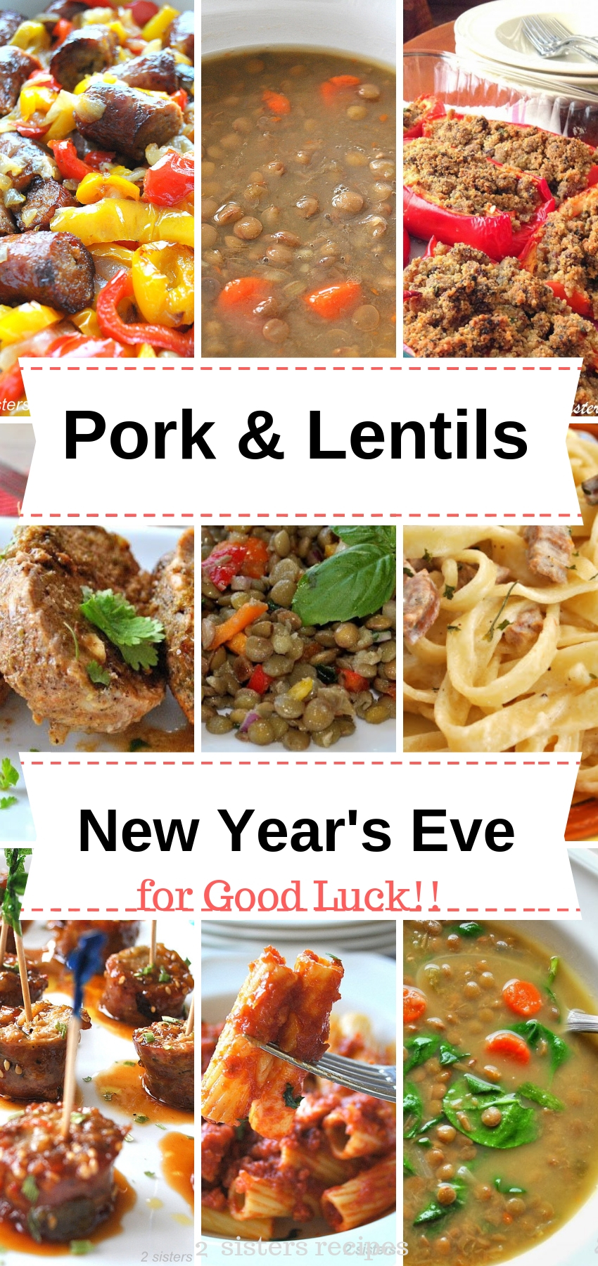 Pork and Lentils For Good Luck! - 2 Sisters Recipes by Anna and Liz