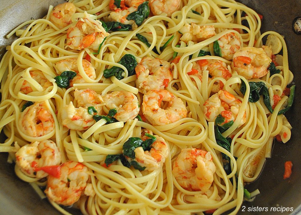 Easy Shrimp Dinner by 2sistersrecipes.com