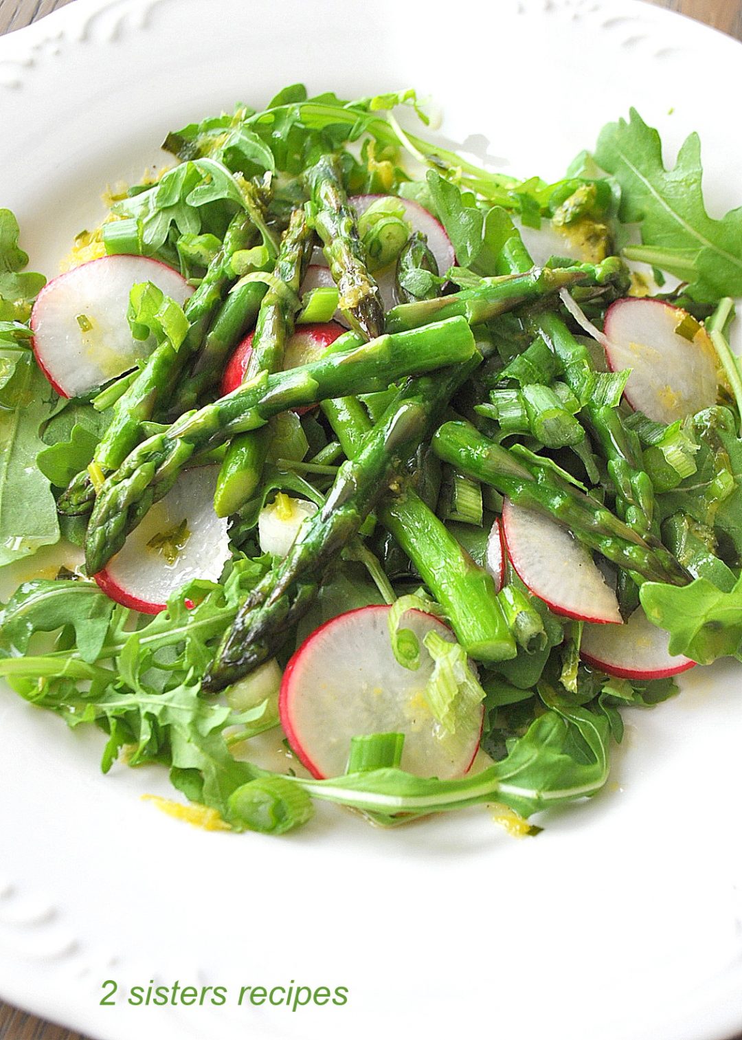 Asparagus Salad by 2sistersrecipes.com