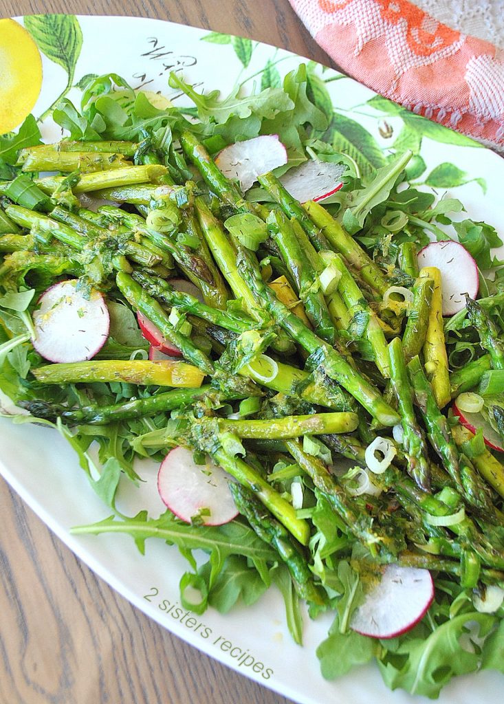 Asparagus Salad by 2sistersrecipes.com 