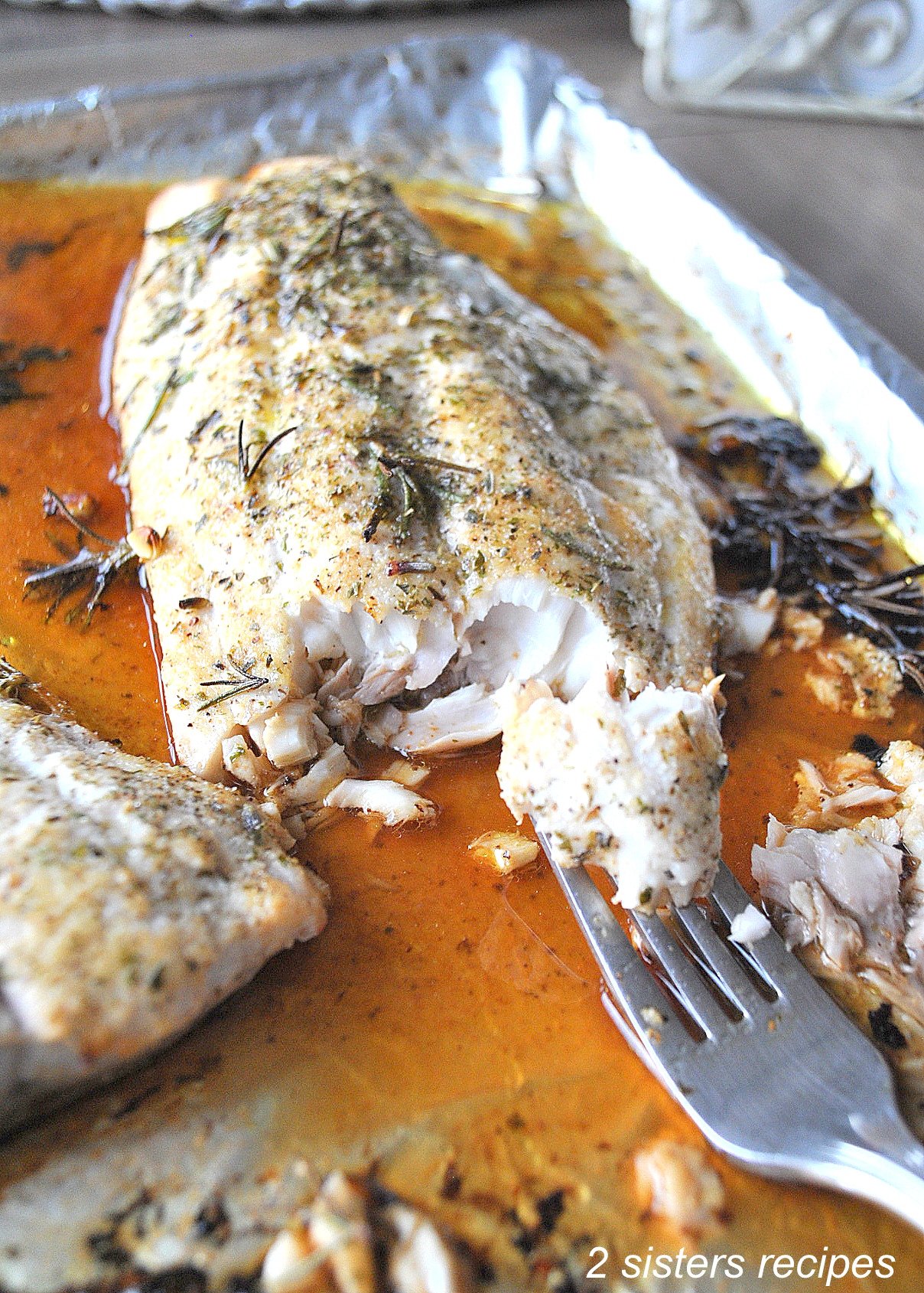 Roasted Red Snapper Italian Style! by 2sistersrecipes.com