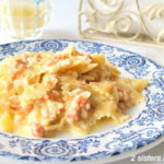 Pasta with Smoked Salmon in Creamy Sauce by 2sistersrecipes.com