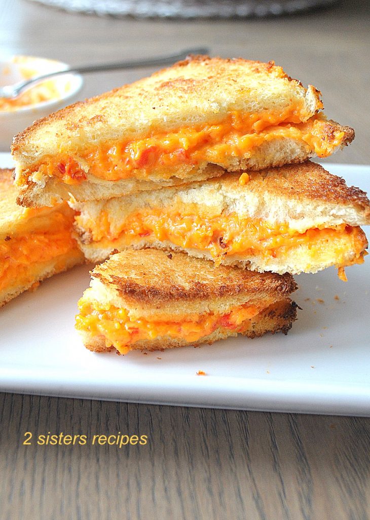 Grilled Pimento Cheese Sandwiches 2 Sisters Recipes by Anna and Liz