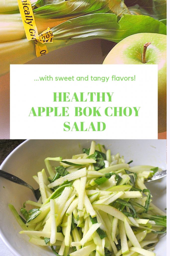 Heatlhy Apple Bok Choy Salad by 2sistersrecipes.com 