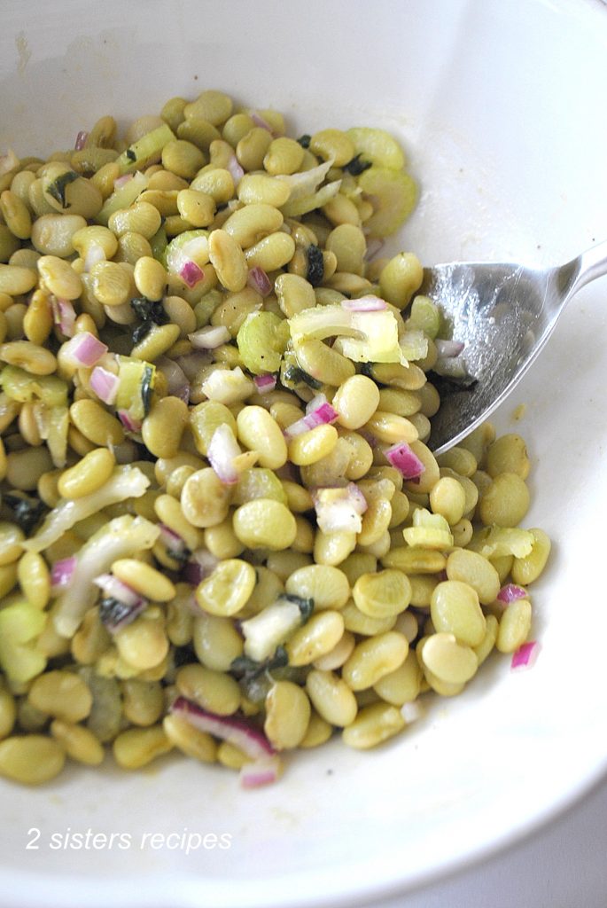 Easy Butter Bean Salad by 2sistersrecipes.com 