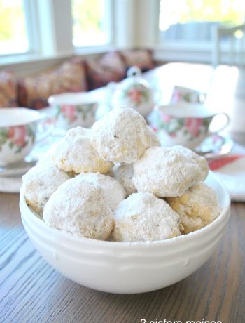 Coconut Cherry Shortbread Cookies by 2sistersrecipes.com