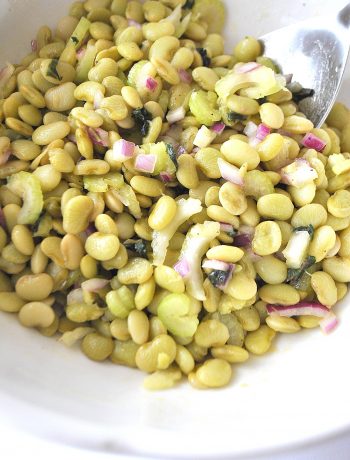 Easy Butter Bean Salad by 2sistersrecipes.com