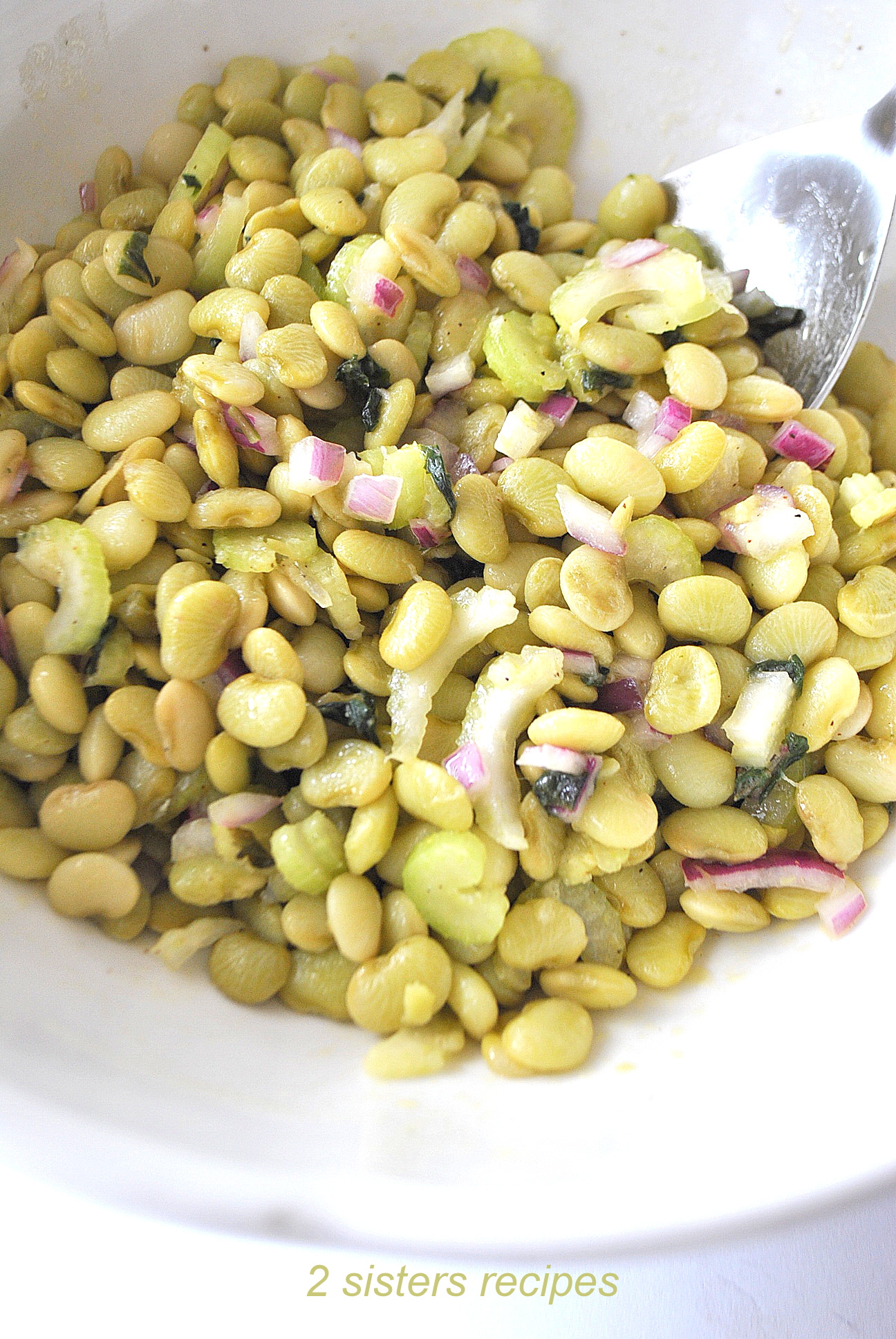 Easy Butter Bean Salad by 2sistersrecipes.com